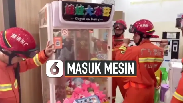 VIDEO: Bocah 7 Tahun Terperangkap Dalam Mesin Mainan