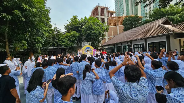 Suasana program Joyday School Talent 2023 di salah satu sekolah. (Foto: Dok. Istimewa)