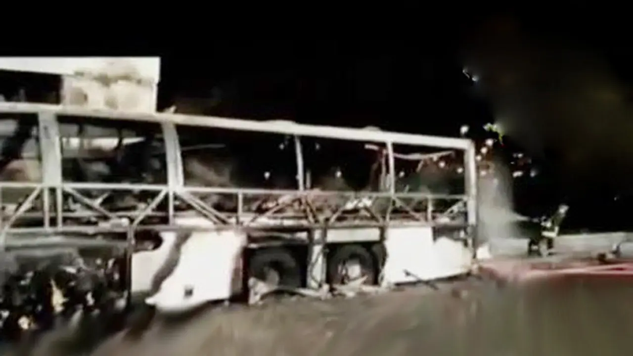 Kecelakaan Bus di Italia