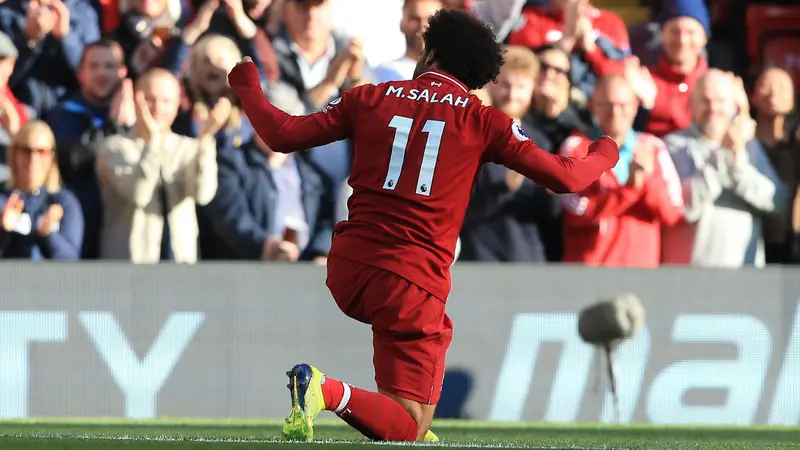 Gol Salah Antar Liverpool Kalahkan Brighton