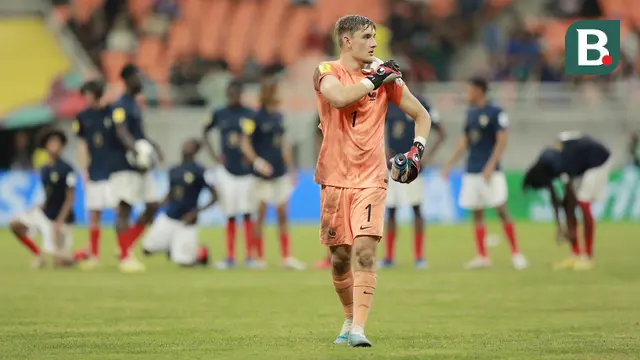 Foto: Aksi Heroik Paul Argney saat Adu Penalti Bawa Timnas Prancis U-17 Singkirkan Senegal dan Lolos ke Perempat Final Piala Dunia U-17 2023