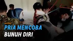 Beruntung aksi percobaan bunuh diri itu berhasil digagalkan oleh Kapolsek Kembangan dan jajaran petugas pemadam kebakaran yang tiba di lokasi setelah menerima laporan.