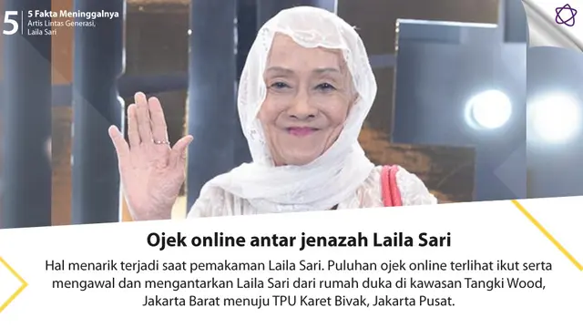 [Bintang] 5 Fakta Meninggalnya Artis Lintas Generasi, Laila Sari