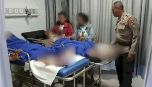 Pria di Kupang Ngamuk Bawa Parang, Bacok Mantan Istri dan Anak