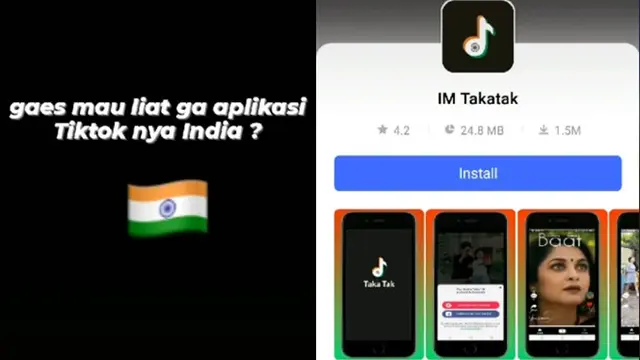 Viral Aplikasi TikTok Versi India, Komentar Warganet Bikin Ngakak