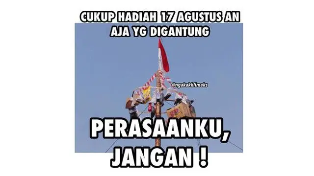 10 Meme Lomba 17 Agustus Ini Bikin Senyum Sendiri