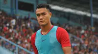 Pemain Arema FC yang memperkuat Timnas Indonesia U-23, Muhammad Rafli. (Bola.com/Iwan Setiawan)