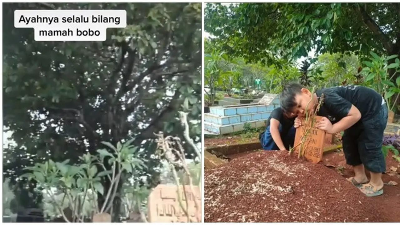 Ayahnya Bilang Ibunya Tidur, Bocah Ini Tak Henti Panggil Ibundanya yang Sudah Wafat