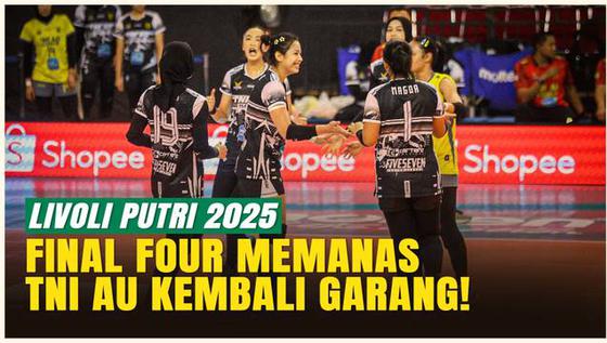 TNI AU Electric Putri Unggul di Final Four Livoli 2025, Kalahkan Rajawali O2C dengan Skor 3-1