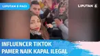 Inilah dua influencer TikTok Tunisia dikecam warga gegara bagikan video penyeberangan kapal ilegal. Chaima Ben Mahmoud nampak tanpa beban melintasi Mediterania, padahal rute tersebut dikenal paling mematikan di dunia.