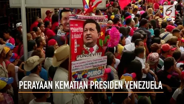 Venezuela merayakan ulang tahun ke 5 atas kematian presiden Hugo Chavez.