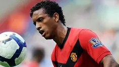 Winger Manchester United, Nani ketika berlaga di partai Liga Premier menghadapi Wigan Athletic di DW Stadium, Wigan, 22 Agustus 2009. AFP PHOTO/PAUL ELLIS