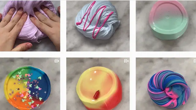 Produk slime dari bobbasliime.