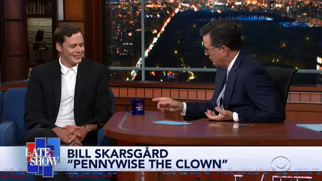 Bill Skarsgard (YouTube/ The Late Show with Stephen Colbert)