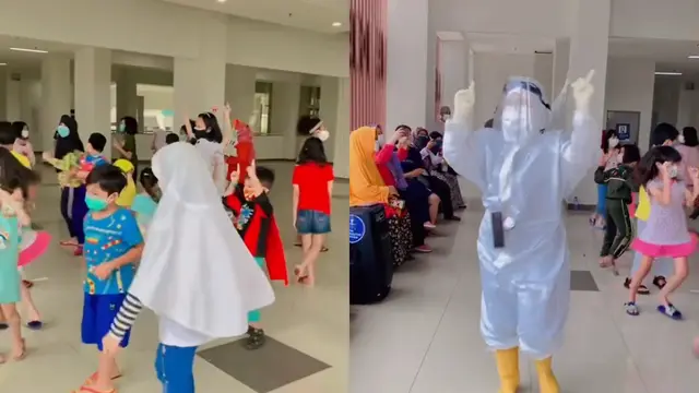 Potret perjuangan bocah sembuh dari COVID-19.