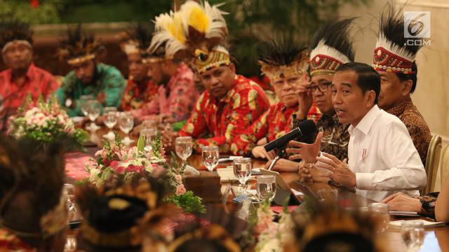 Jokowi Bertemu Tokoh Papua