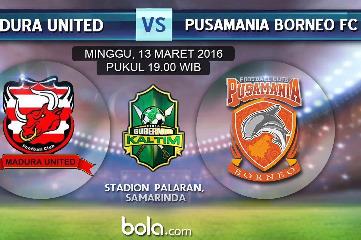 Madura United vs Pusamania Borneo FC (bola.com/Rudi Riana)