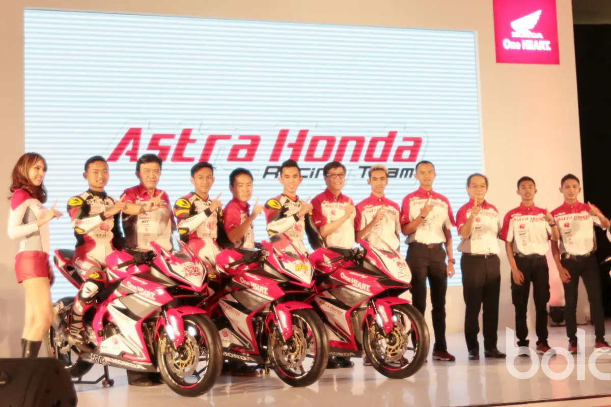 Para pebalap binaan PT. Astra Honda Motor (AHM).