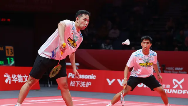 Sabar Karyaman Gutama/Moh Reza Pahlevi Isfahani - BWF World Tour Finals 2024 - Bulu Tangkis