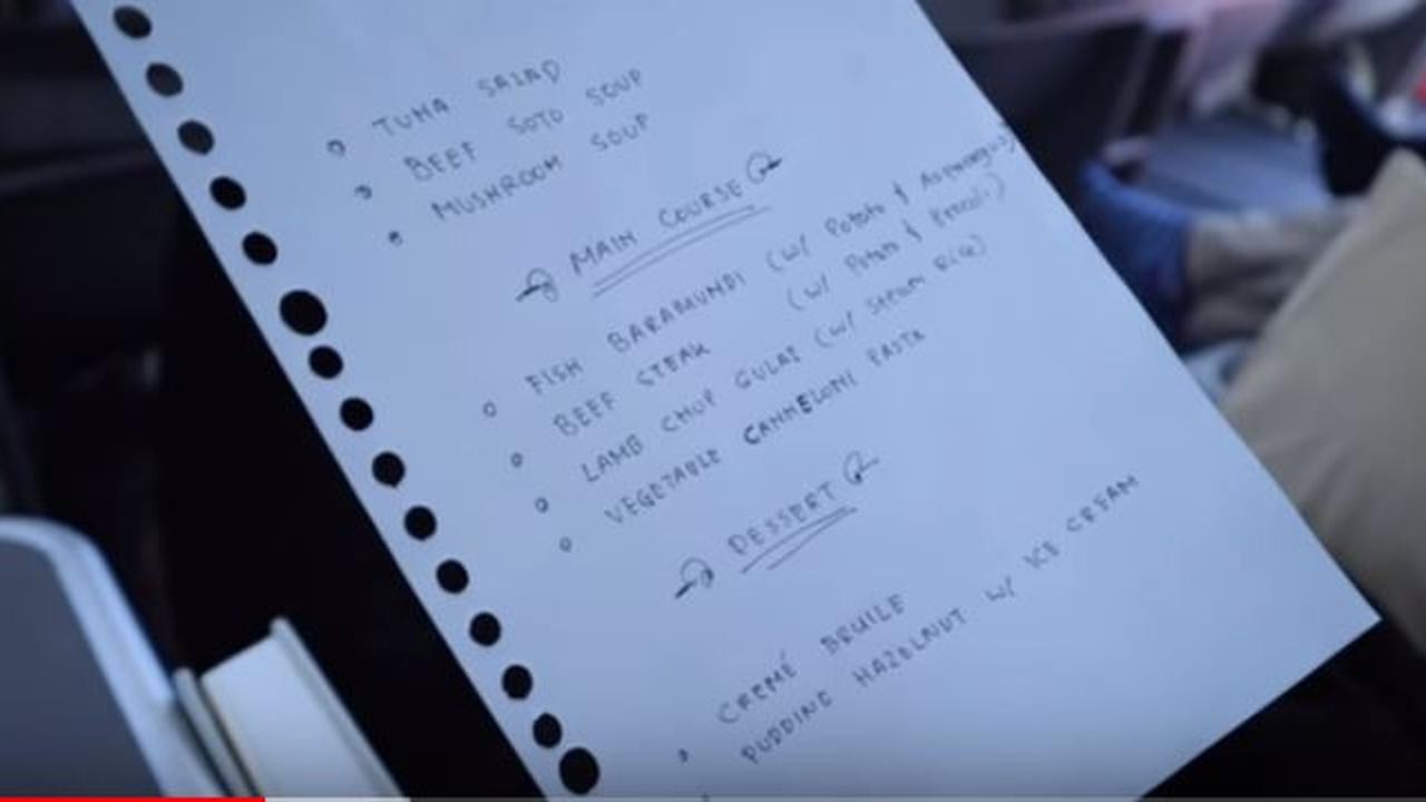 Di Balik Unggahan Menu Tulisan Tangan Pramugari Garuda Indonesia yang Viral