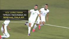 Stefano Lilipaly membawa timnas Indonesia melaju ke semifinal usai mencetak gol di menit ke-85. Indonesia unggul 2-1