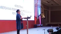 Menteri Pemberdayaan Perempuan dan Perlindungan Anak, Yohana Yambise. (Liputan6.com/Anendya Niervana)