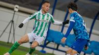 Antony, dalam pertandingan Conference League melawan Gent di Ghelamco Arena, Jumat dini hari WIB (14-2-2025). Real Betis menang 3-0. (Bola.com/X Real Betis Balompie)