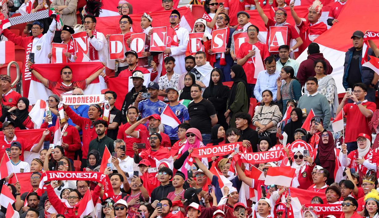 Indonesia harus mengakui keunggulan Jepang dengan skor 1-3. (Giuseppe CACACE/AFP)