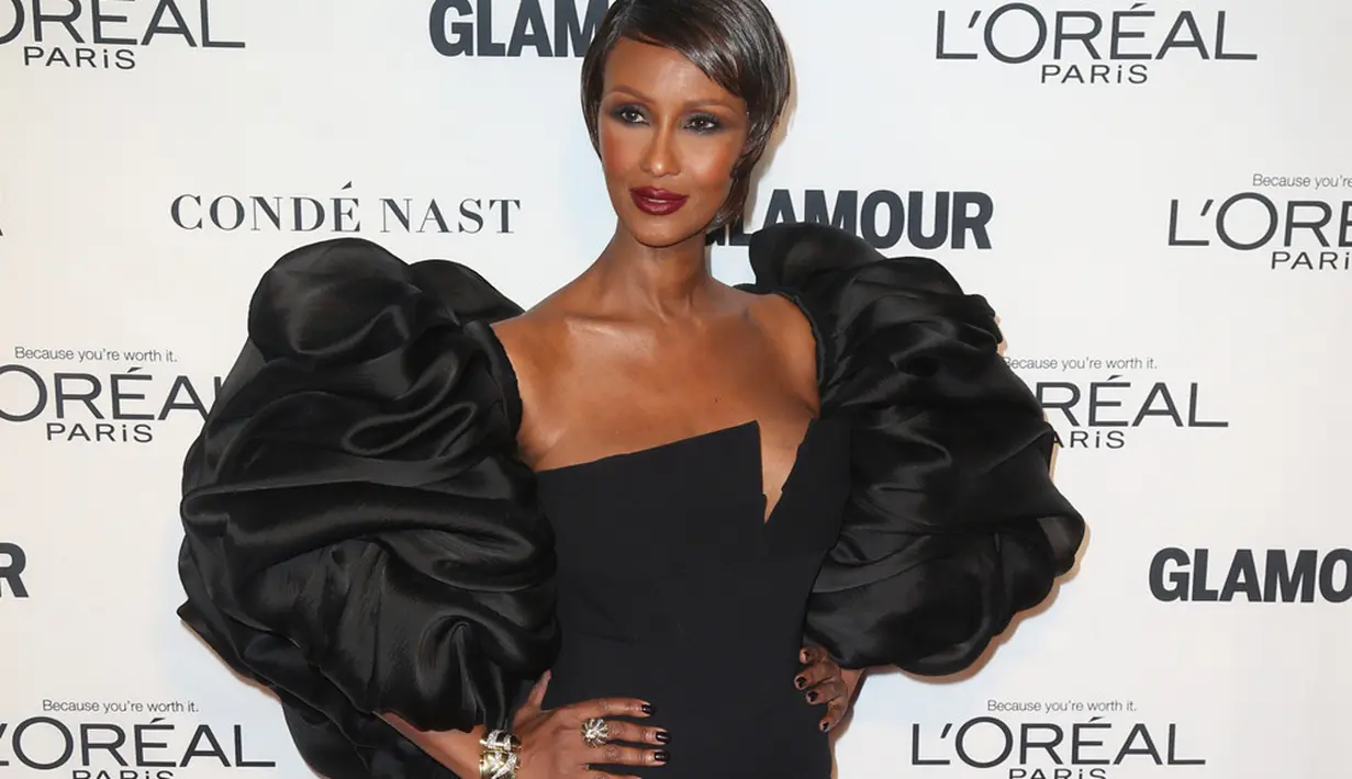 Iman Mohamed Abdulmajid adalah seorang model, pengusaha, aktris dan juga diketahui sebagai istri David Bowie. (Capoyal FM Kenya)