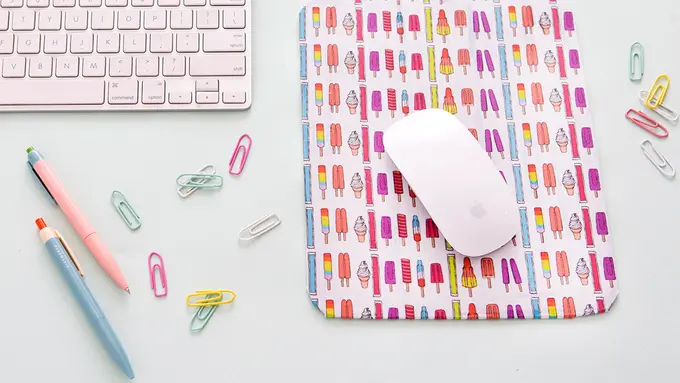 'Mousepad Fancy', Bikin Suasana Kerjamu Lebih Ceria