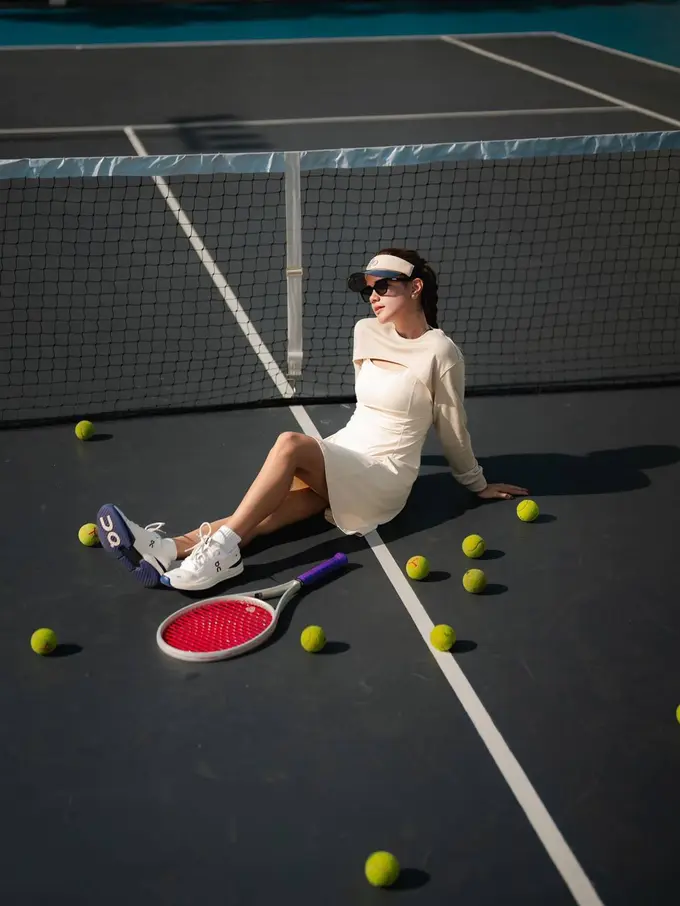 Tampil Menawan, Ini Potret Audi Marissa Latihan Tenis yang Disebut Makin Langsing