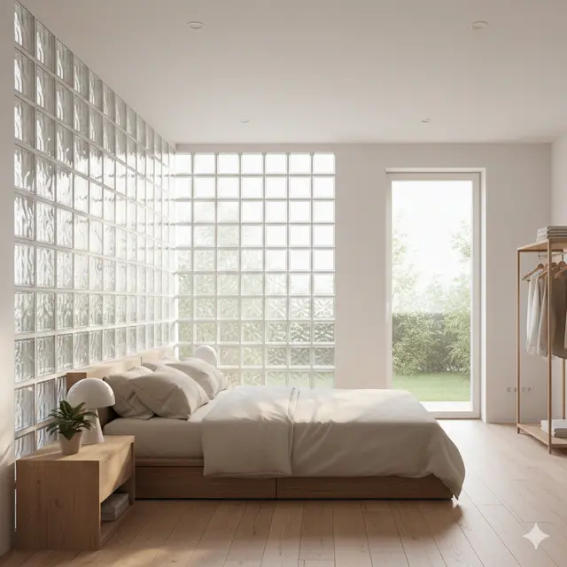Gambar Glass Block Rumah Minimalis (Foto: Gemini AI)