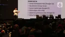 Menristekdikti Bambang Brodjonegoro memberi paparan dalam Indonesia Digital Conference (IDC) 2019 di Jakarta, Kamis (28/11/2019). IDC digagas para pengurus AMSI sebagai wadah bertukar pengalaman, gagasan, dan strategi membangun ekosistem digital untuk masa depan. (Liputan6.com/Angga Yuniar)