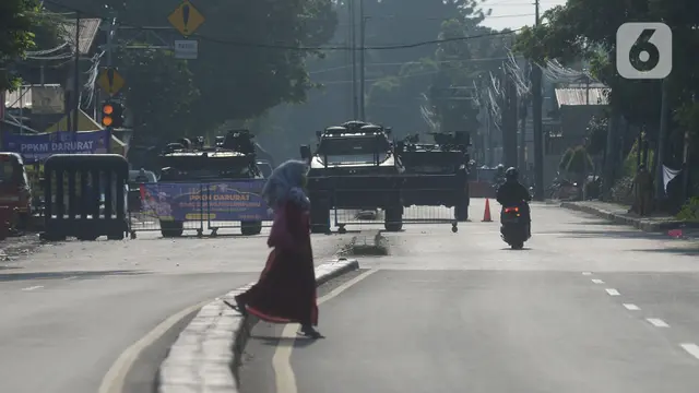 Panser dan Barracuda Disiagakan di Pos Penyekatan