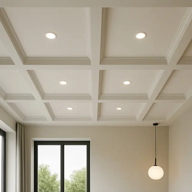 Plafon Kayu Panel (Foto: Rizka Nur Laily via ChatGPT)