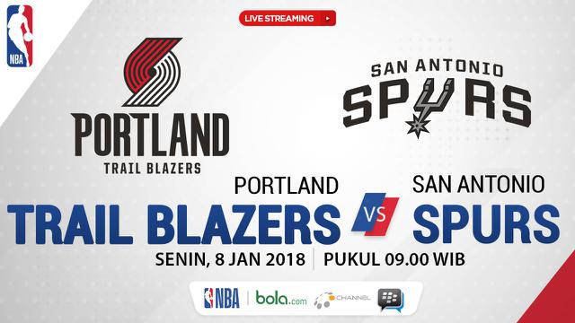 Portland Trail Blazers Vs San Antonio Spurs