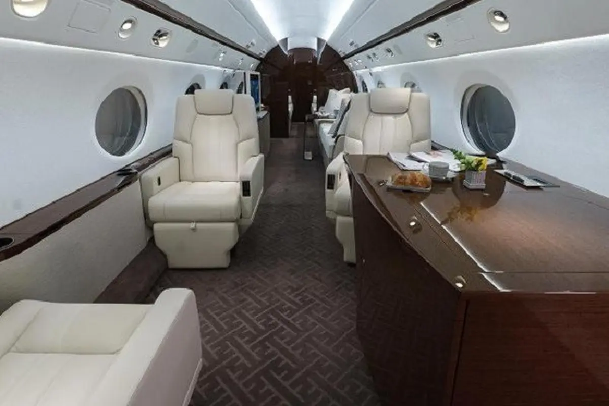 Jet pribadi yang disulap jadi kantor terbang (CNBC)