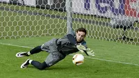 Kiper Liverpool asal Wales, Danny Ward. (AFP/Javier Soriano)