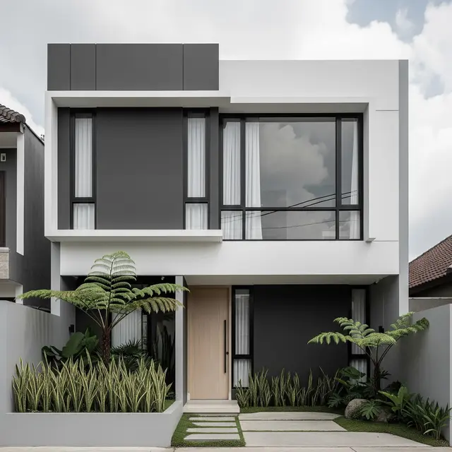 Gambar Rumah Minimalis 2 Lantai Elegan Minimalis