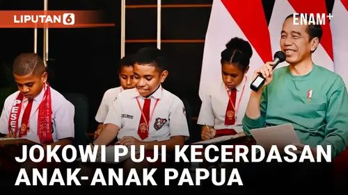 VIDEO: Jokowi Kagum dengan Kecerdasan dan Kecepatan Berhitung Anak-Anak SD Papua