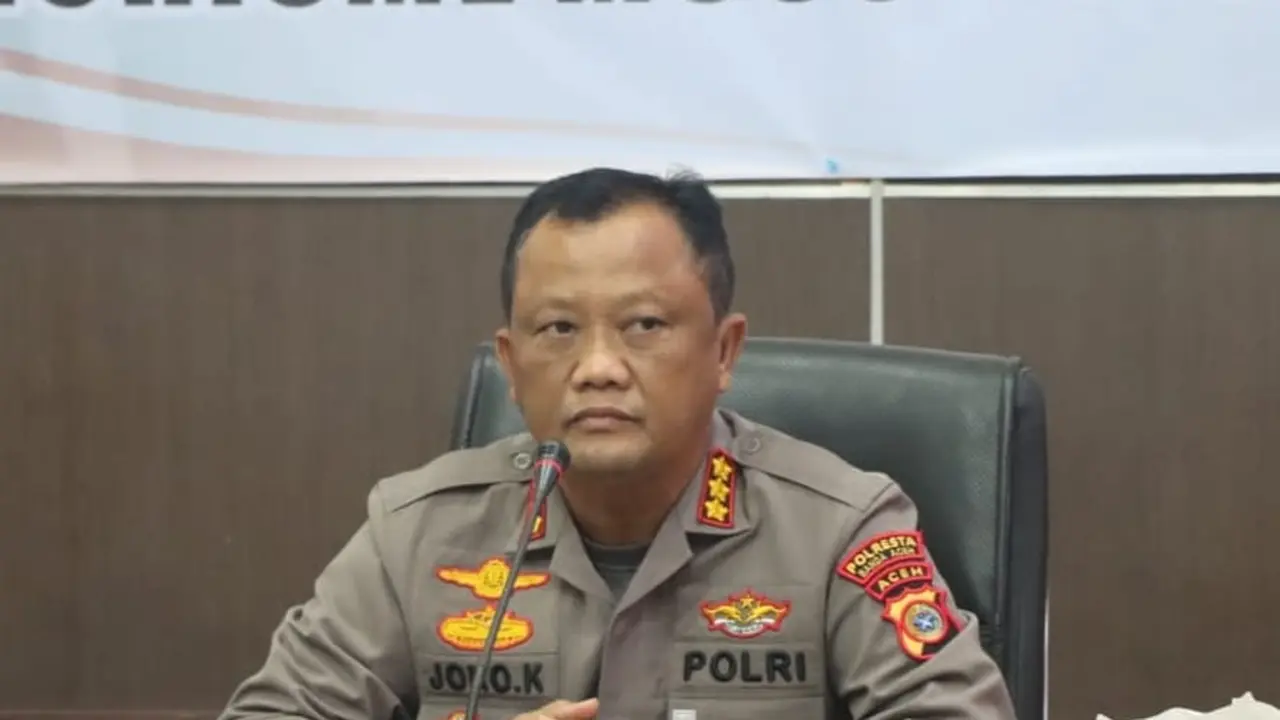 Kabid Humas Polda Aceh Kombes Joko Krisdiyanto.