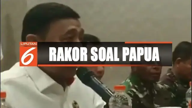 Wiranto Ungkap Kondisi Papua Barat Saat Gelar Rakor di Sorong