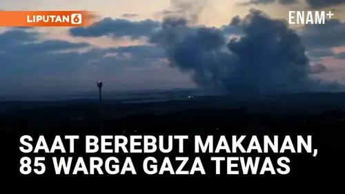  85 Warga Gaza Tewas Saat Berebut Bantuan Makanan