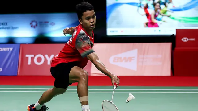 FOTO: Viktor Axelsen Kubur Mimpi Anthony Ginting Tampil di Final Thailand Open