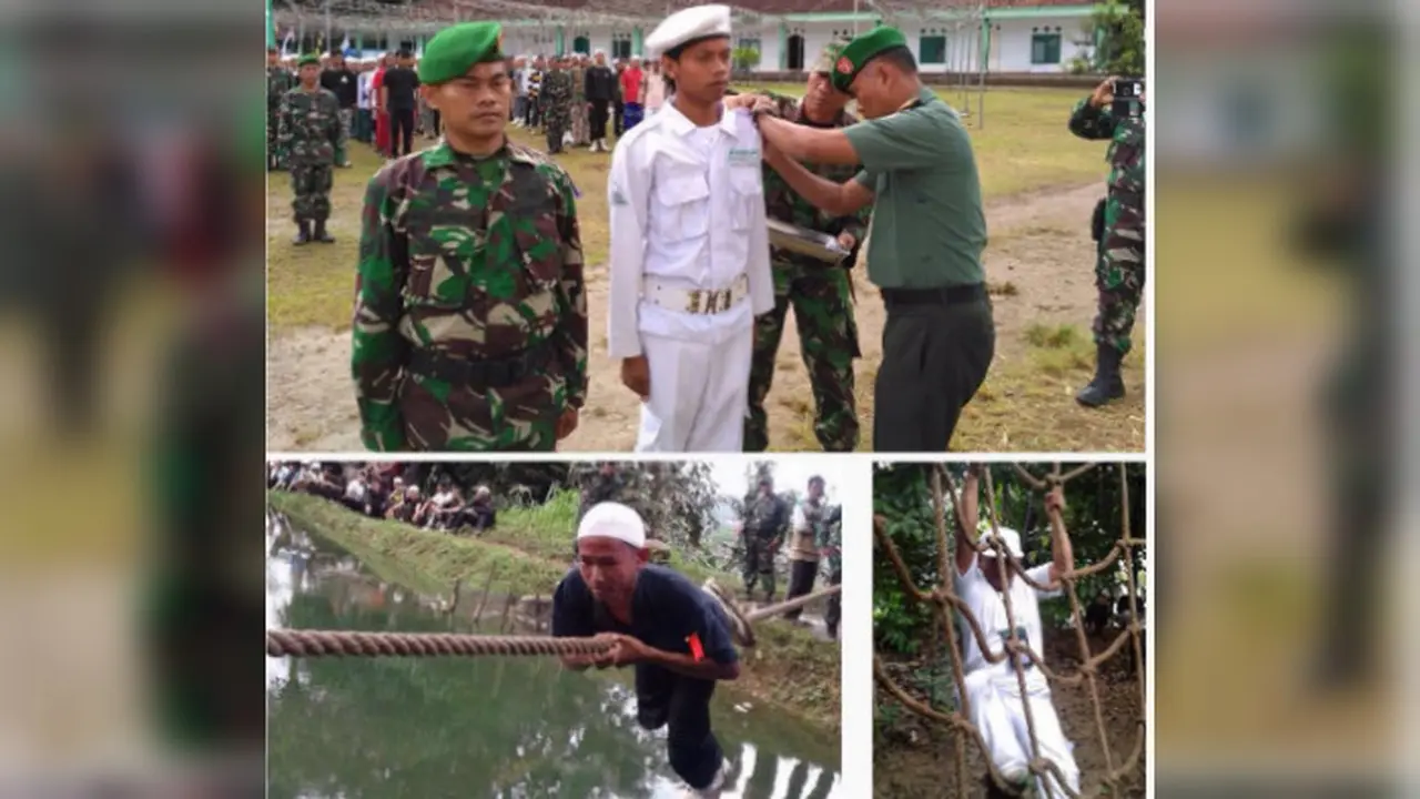 Foto latihan TNI dan FPI
