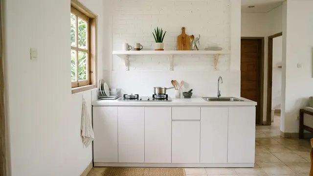 Inspirasi Dapur Cantik untuk Rumah Kecil yang Tidak Membutuhkan Banyak Perabotan (AI Generated)