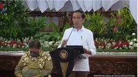 Presiden Jokowi saat memberikan Pengantar pada Sidang Kabinet Paripurna, Istana Negara, Selasa (11/10/2022).