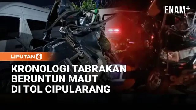 Kronologi Tabrakan Beruntun 9 Kendaraan di Tol Cipularang