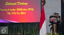 Inspektur Jenderal TNI, Letjen Syafril M membuka perlombaan MHQ dan MTQ TNI 2015 di Mabes TNI, Jakarta, Senin (15/6/2015). Perlombaan diikuti oleh 6 kalifah yakni TNI AD, TNI AU, TNI AL, Polri, Kemenhan dan peserta umum. (Liputan6.com/Yoppy Renato)