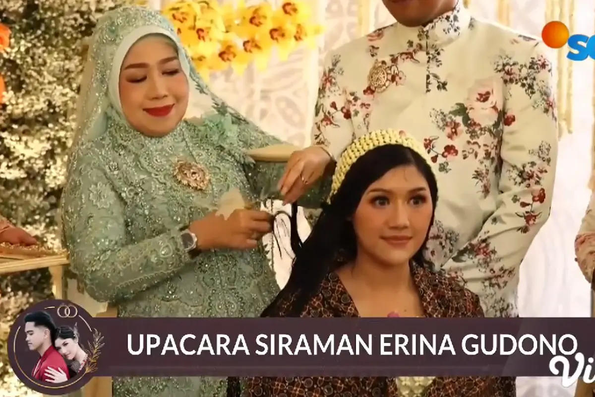 Makna Kain Batik Nagasari dan Grompol yang Dipakai Erina Gudono saat Siraman